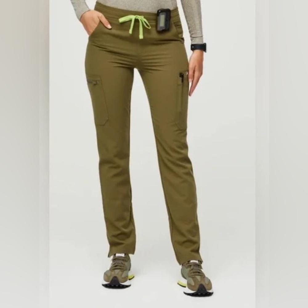 High Waisted Yola Skinny Scrub Pants